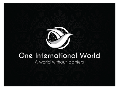 One Internationa World brand identity design creative logos design dribbble logo fashion logo minimal logo