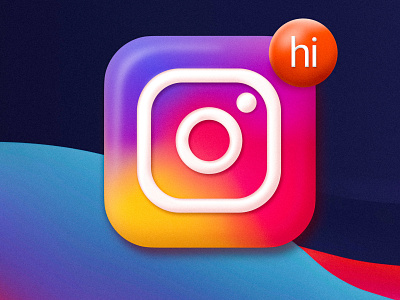 Instagram 3D Icon for Mac OS Big Sur