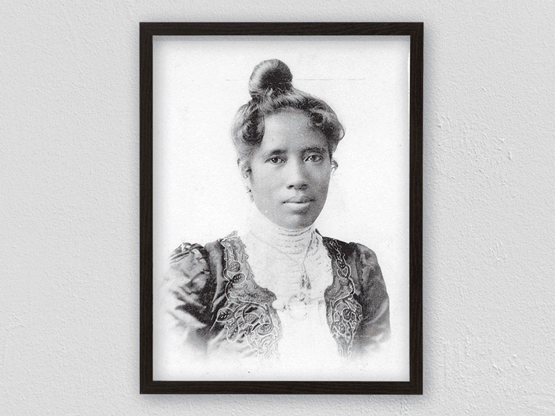 Ranavalona black and white colorization gif history portrait