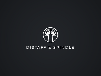 Distaff & Spindle / Logo Design