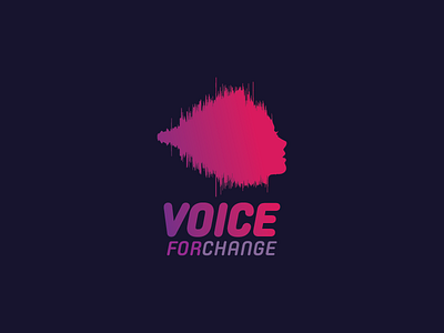 Voice For Change / Logo Design logia logo design madagascar sound studio voiceover