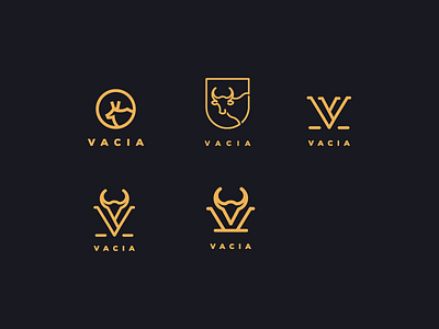 Vacia / Logo Design brand clothing fashion logo v zebu