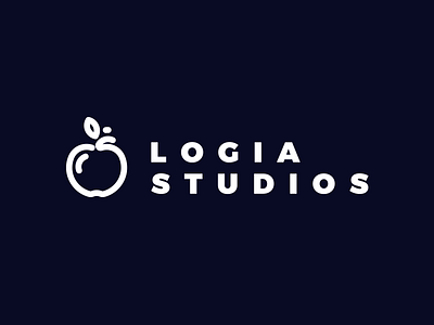 Logia Studios / Logo Design agency apple creative design fruit graphic logia logo madagascar studios