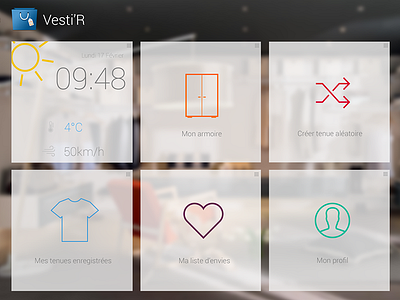 Vesti'R - Your virtual dressing app design door home logo project robe screen wear windows8