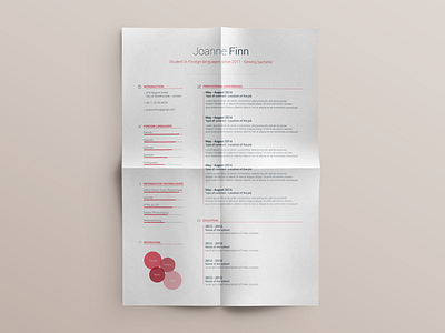 Free Resume template - vol. 2 brand colors curriculum customizable cv flat modern photoshop professional resume template
