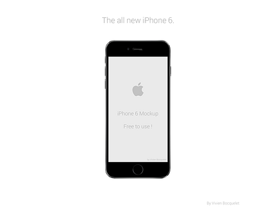 iPhone 6 Mockup apple design free freebie iphone iphone6 mockup