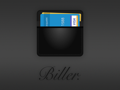 Biller - side project android bill brand card credit design invoice iphone mockup money sketch wallet