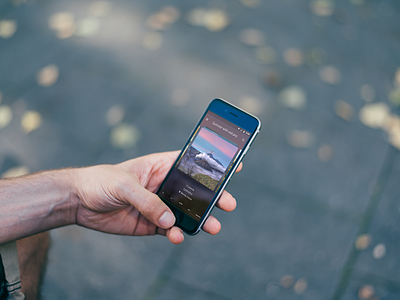 A simple photo management application design iphone manage mockup modern moment picture time
