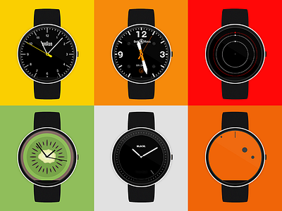Launching my Android Wear watch faces microsite android brand codrops debuts demo design moto360 showroom wear website