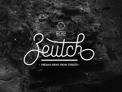 Zeutch : new identity blog brand design logo magazine news typo typography web