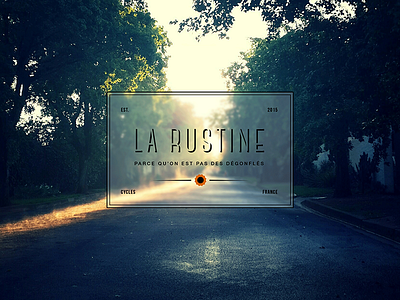 La Rustine brand identity bicycle bike blog brand design logo magazine web