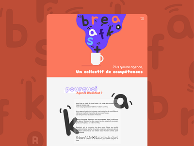 Breakfast Agency branding design ui ux web website