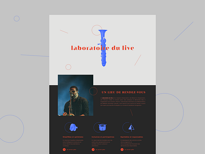 Laboratoire du live branding design logo ui ux web