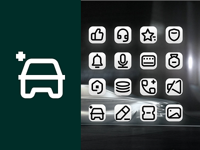 Car icon design practice ui