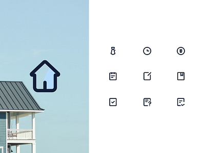 house-icon logo practice