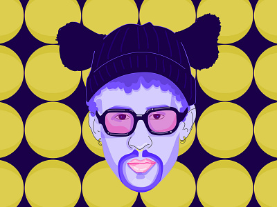 Bad Bunny bad bunny design dribbble illustration