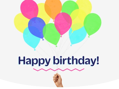 Happy Birthday after effects animation design dribbble gif