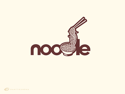 Noodle! art design dribbble illustration logo noodle typography vector