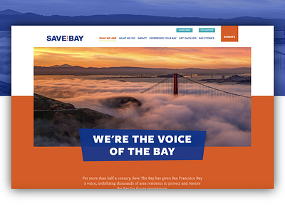 Save the Bay graphic design ui visual design web design