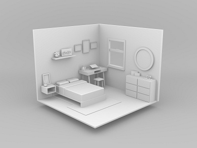 Room | 3D 3d 3d artist 3d modeling autodeskmaya design diseño maya room3d