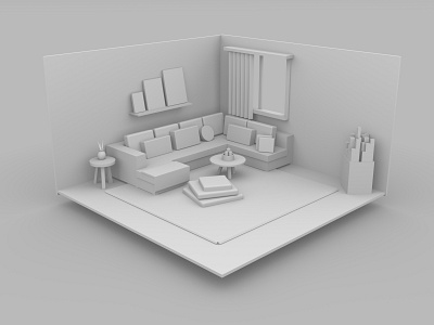Modelado 3D 3d 3d art autodeskmaya design diseño modeling room visualization