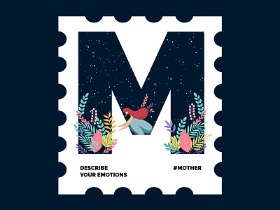 Mother Illustration colorful design creative graphicdesign illustration illustration art inspiration love mletter mother peace