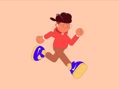 Forrest Gump 2019 character characterdesign colorful design forrest gump illustration illustration art illustrations interaction runner running running man
