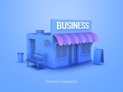 Business infographics advertising banner banner ad concept design icon illustration infographics isometry ppt presentations slide