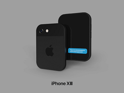 iPhone 13 )) advertising banner concept design icon illustration iphone isometry phone ppt presentations slide