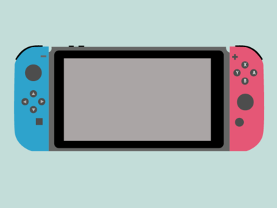Nintendo Switch illustration illustrator neon nintendo nintendo switch vector