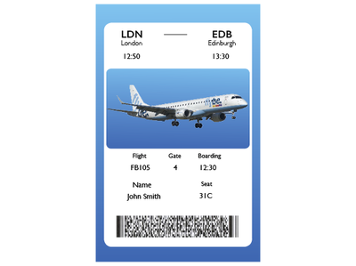 Daily Ui 24 Boarding Pass boardingpass daily dailyuichallenge eticket plane ticket travel ui