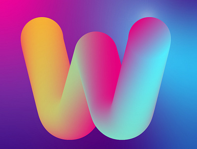 #LETTER_W adobe art color design fun illustration letters logo typography vector w