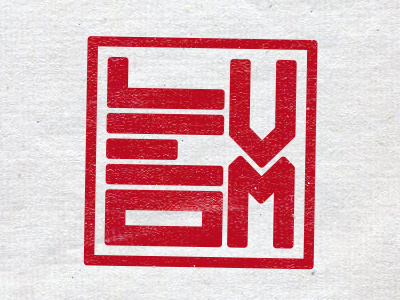 Leo VM carimbo hanko inkan logo stamp