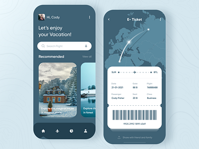 Flight Tracker App cards clean design design details flight light flights app mobile sirana tickets tracker ui uiux