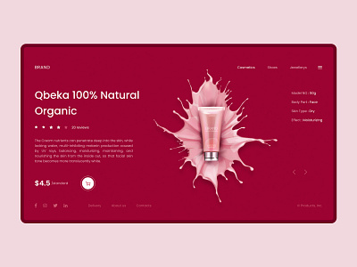 Inspired Header Design Day 7 design header header design landing page landing page concept landing page design product design types of product design ui ux web web design webdesign website