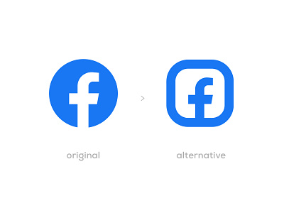 Facebook - Logo Redesign Idea. blue brand identity branding concept exploration facebook facebook logo fb icon instagram logo logo design branding logo design idea logo designer logo redesign message redesign redesign concept social media top brand logo