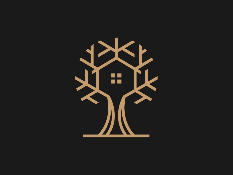 Tree House Logo by Ashraful Islam on Dribbble