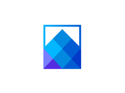 Smart Home Logo app blue color branding design estate home house icon law poly logo logo design mark modern realestate symbol ui