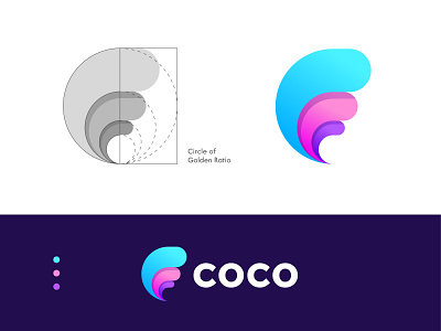 Golden Ratio-Logo Concept app brand identity design branding design process golden ratio gradient gradient icon graphic design grid latter c logo concept logo creation logo process logodesign logodesigner modern symbol ui vector web