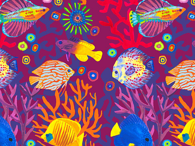 Coral reef pattern