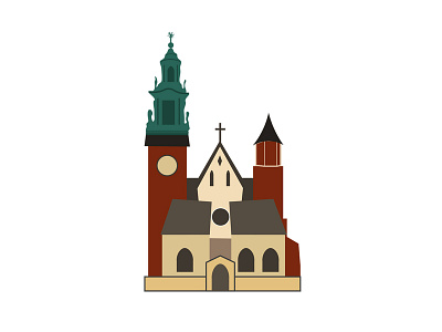 Cathedral vector vector art vector illustration