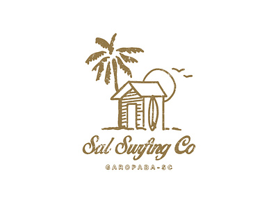 sal surfing co apparel graphics illustraion lettering