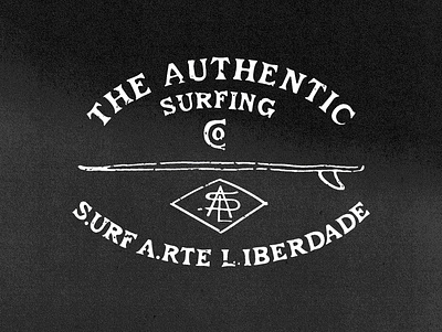 The authentic apparel graphics illustration lettering