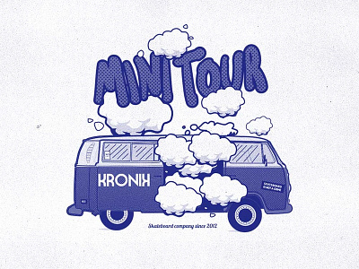 mini tour design graphic illustration art