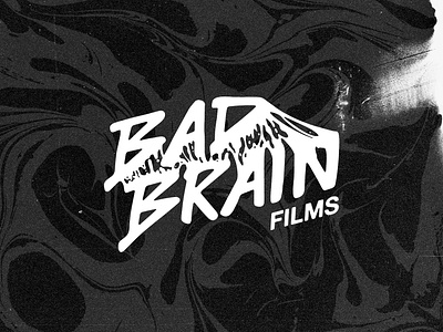 Bad brain films design graphic lettering logo