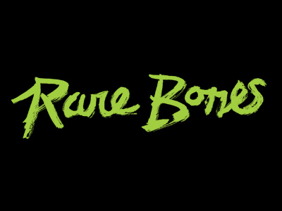 Bones that are Rare bones green ink paint speed type