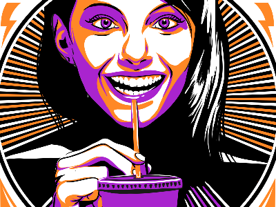 Breakfast Drink Propaganda chris design illustration kid poster propaganda some somekidchris vector wojcicki