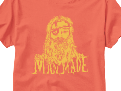 Man Made chris design illustration kid made man patch shirt some somekidchris tee wojcicki