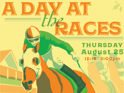 A Day at the Races betting chris day horse illustration kid poster race some somekidchris track wojcicki