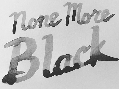 None More Black black brush chris ink kid lettering lockup organic some somekidchris type